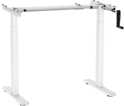 Подстолье Cactus CS-MDF-WT механическое белый черный каркас белый 133x118x60см (CS-MDF-WT)