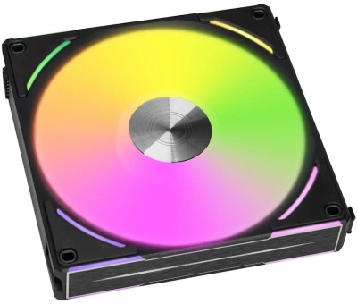 Вентилятор для корпуса Lian-Li Uni Fan ALV2 140 V2 ARGB 140х140x28 черный 4-pin 26.8дБ (G99.14ALV21B.00) Ret