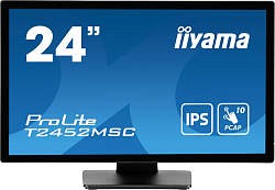 Монитор Iiyama 23.8" ProLite T2452MSC-B1 черный IPS LED 14ms 16:9 HDMI M/M матовая 400cd 178гр/178гр 1920x1080 60Hz DP FHD USB Touch 5.6кг
