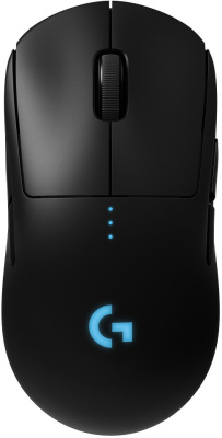 Мышь Logitech G Pro черный оптическая 25600dpi беспров. USB 7but (910-005274)