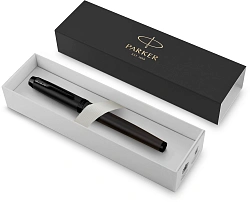Ручка роллер Parker IM Achromatic T317 (2127743) Matt Black F черн. черн. подар.кор.