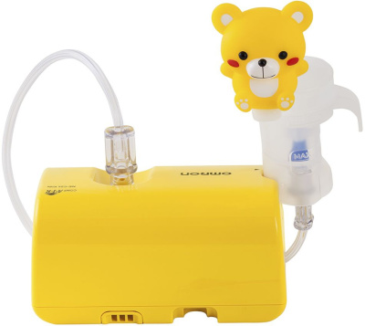 Ингалятор Omron NE-C24 Kids (NE-C801S-KDRU) компрессорный стационарный желтый