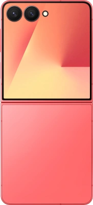 Смартфон Samsung SM-F766B Galaxy Flip7 512Gb 12Gb коралловый раскладной 3G 4G 1Sim 6.9" 1080x2520 Android 16 50Mpix 802.11 a/b/g/n/ac/ax/be NFC GPS GSM900/1800 GSM1900 Protect