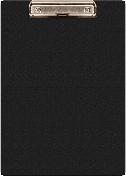 Папка-планшет Бюрократ -PD6004/BLCK A4 пластик 1.2мм черный