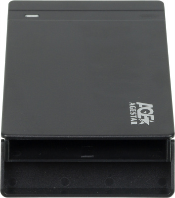 Внешний корпус для HDD/SSD AgeStar 3UB2P3 SATA III USB3.0 пластик черный 2.5"