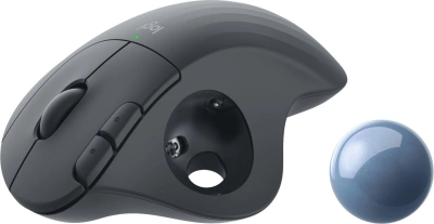 Трекбол Logitech Ergo M575 графитовый оптическая 2000dpi беспров. BT/Radio USB2.0 4but (910-005873)
