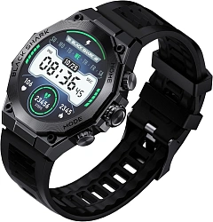 Смарт-часы Black Shark BS-S1 Pro Black 1.43" AMOLED корп.черный рем.черный разм.брасл.:150-215мм (6974521492191)