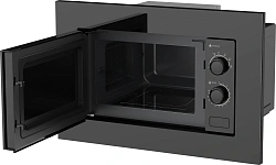 Микроволновая печь Weissgauff HMT-2016 BGL Flat Table 20л. 700Вт черный (встраиваемая)