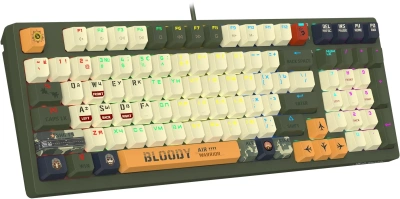 Клавиатура A4Tech Bloody S98 Aviator механическая зеленый USB for gamer LED (S98 AVIATOR)