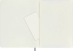 Блокнот Moleskine CLASSIC SOFT QP621B42 XLarge 190х250мм 192стр. линейка мягкая обложка голубая гортензия