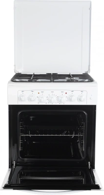 Плита Комбинированная Gefest ПГЭ 6102-02 0300 белый (металлическая крышка) реш.чугун