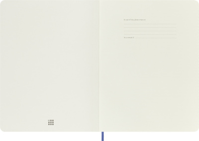 Блокнот Moleskine CLASSIC SOFT QP621B42 XLarge 190х250мм 192стр. линейка мягкая обложка голубая гортензия