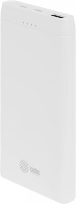 Мобильный аккумулятор Cactus CS-PBFSMT-10000 10000mAh 10.5W 2.1A 2xUSB-A белый