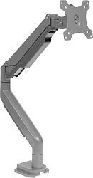 Кронштейн для мониторов Ultramounts UM708 серебристый 17"-32" макс.9кг крепление к столешнице поворот и наклон