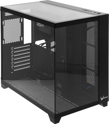 Корпус Formula Crystal Z9 черный без БП ATX 7x120mm 2xUSB3.0 audio bott PSU