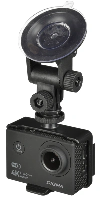 Видеорегистратор Digma FreeDrive Action 4K WiFi черный 8Mpix 2160x3840 2160p 150гр. Allwinner V3