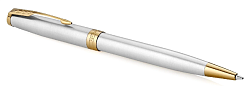 Ручка шариков. Parker Sonnet Core K527 (1931507) Stainless Steel GT M черн. черн. подар.кор.