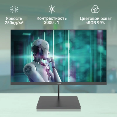 Монитор Digma 23.8" Progress 24A501F черный VA LED 16:9 HDMI матовая 250cd 178гр/178гр 1920x1080 100Hz FreeSync VGA FHD 3кг