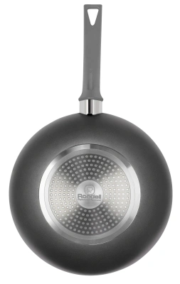 Сковорода ВОК (WOK) Rondell Strike RDA-1398 круглая 28см покрытие: Xylan Plus ручка несъемная (без крышки) серый