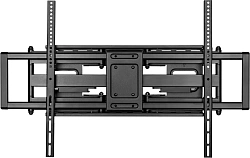 Кронштейн для телевизора Ultramounts UM969 черный 60"-120" макс.120кг настенный поворот и наклон