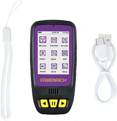 Дозиметр Ermenrich Ping RD40 фиолетовый/черный (84640)