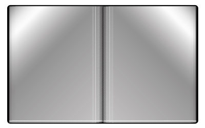 Папка с 60 прозр.вклад. Бюрократ -BPV60BLCK A4 пластик 0.7мм торц.карм с бум. встав черный