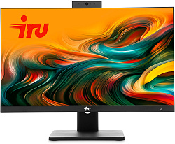 Моноблок IRU Tactio 23IP 23.8" Full HD i3 14100 (3.5) 16Gb SSD480Gb UHDG 730 Windows 11 Pro 64 WiFi BT 120W Cam черный 1920x1080 (RUS)