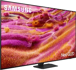 Телевизор QLED Samsung 85" QE85QN90FAUXRU Series 9 нержавеющая сталь 8K Ultra HD 120Hz DVB-T2 DVB-C DVB-S2 USB WiFi Smart TV