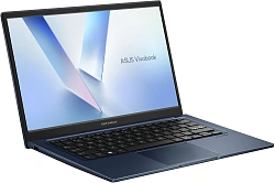 Ноутбук Asus VivoBook 14 X1404VA-I712512 Core i7 1355U 12Gb SSD512Gb Intel UHD Graphics 14" IPS FHD (1920x1080) Windows 11 Home Multi Language blue WiFi BT Cam (90NB10I1-M016A0)