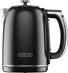 Чайник электрический Galaxy Line GL 0360 1.7л. 2200Вт черный корпус: нерж.сталь/пластик (7010103600)