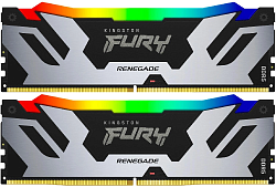 Память DDR5 2x32GB 6400MHz Kingston KF564C32RSAK2-64 Fury Renegade XMP RGB RTL Gaming PC5-51200 CL32 DIMM 288-pin 1.4В kit dual rank с радиатором Ret