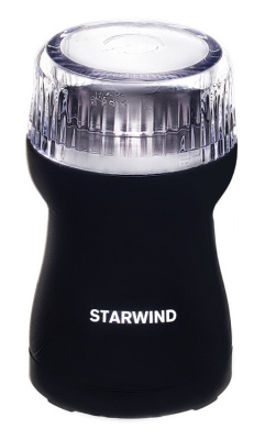 Кофемолка Starwind SGP4421 200Вт сист.помол.:ротац.нож вместим.:40гр черный