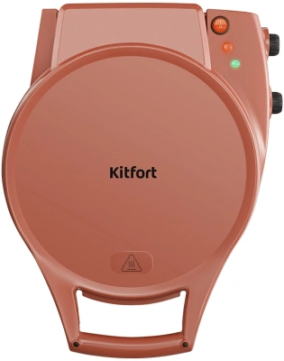 Пиццамейкер Kitfort КТ-4636 1800Вт коричневый/черный