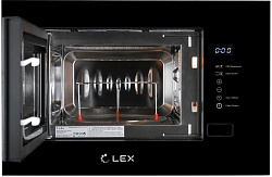 Микроволновая печь Lex Bimo 20.01 20л. 700Вт черный (встраиваемая)