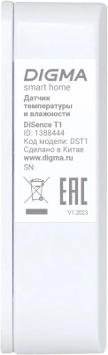 Датчик темпер./влажн. Digma DiSense T1 (DST1) белый