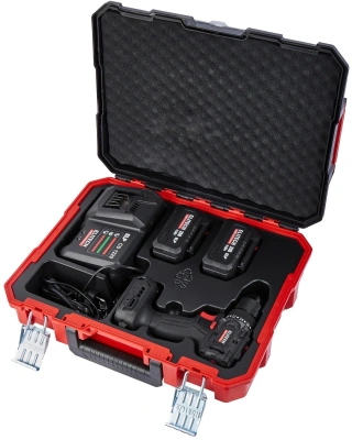 Дрель-шуруповерт Elitech CD 20SL2 (E2201.040.02) 80Вт аккум. патрон:быстрозажимной (кейс в комплекте) (205718)