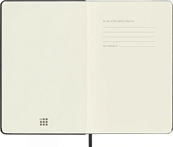 Блокнот Moleskine CLASSIC QP052 Medium 115x180мм 208стр. нелинованный твердая обложка черный