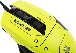 Мышь A4Tech Bloody W70 Max Punk желтый/черный оптическая 10000dpi USB 11but