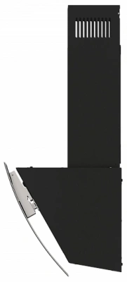 Вытяжка каминная Elikor Wave BK 60 черный управление: сенсорное (1 мотор)