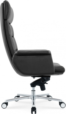 Кресло руководителя Cactus CS-LBK-AMSTERDAM кожа крестов. алюминий