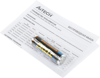 Мышь A4Tech Fstyler FG10S черный/оранжевый оптическая 2000dpi silent беспров. USB для ноутбука 4but (FG10S ORANGE)