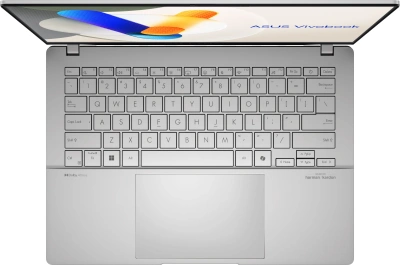 Ноутбук Asus VivoBook S14 OLED M5406WA-QD127 Ryzen AI 9 365 24Gb SSD1Tb AMD Radeon 880M 14" OLED WUXGA (1920x1200) без ОС silver WiFi BT Cam (90NB14P1-M007L0)