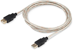 Кабель-удлинитель Buro USB2.0-AM-AF-S USB A(m) USB A(f) 1.8м