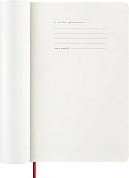 Еженедельник Moleskine CLASSIC SOFT WKNT Large 130х210мм 144стр. мягкая обложка красный