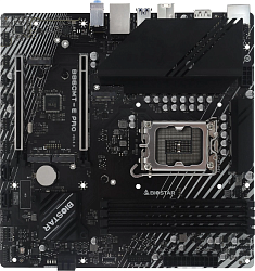 Материнская плата Biostar B860MT-E PRO Soc-1851 Intel B860 4xDDR5 mATX AC`97 8ch(7.1) 2.5Gg RAID+HDMI+DP