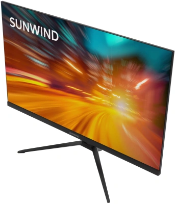 Монитор SunWind 23.8" SUN-M24BA107 черный IPS LED 16:9 HDMI матовая 300cd 178гр/178гр 1920x1080 165Hz G-Sync DP FHD 2.9кг