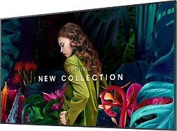 Панель Samsung 75" QB75C черный VA LED 8ms 16:9 HDMI M/M матовая 350cd 178гр/178гр 3840x1920 4K USB 38.3кг
