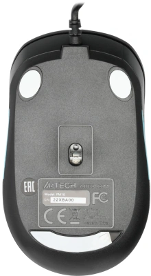 Мышь A4Tech Fstyler FM10 черный/синий оптическая 1600dpi USB 4but (FM10 BLUE)