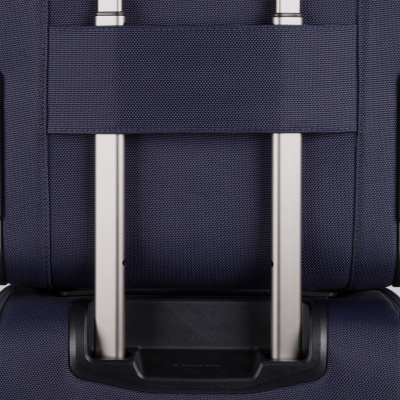 Сумка дорожная Piquadro BRIEF2 (BV4729BR2/BLU) 40x36x16см 24л. 2.468кг. нейлон/натур.кожа темно-синий
