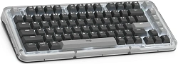 Клавиатура Logitech K75M механическая графитовый USB беспроводная BT/Radio Multimedia (подставка для запястий) (920-013299)